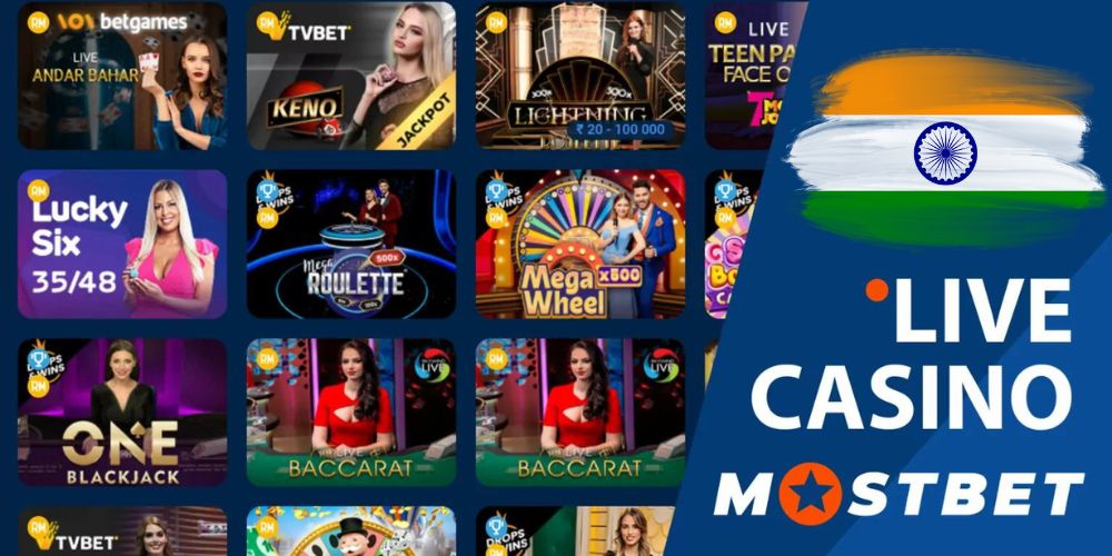 Live Casino Games at Mostbet